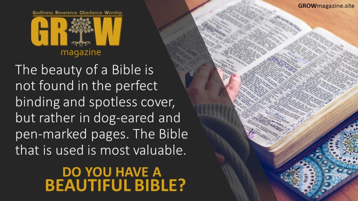 Do You Have A Beautiful Bible?